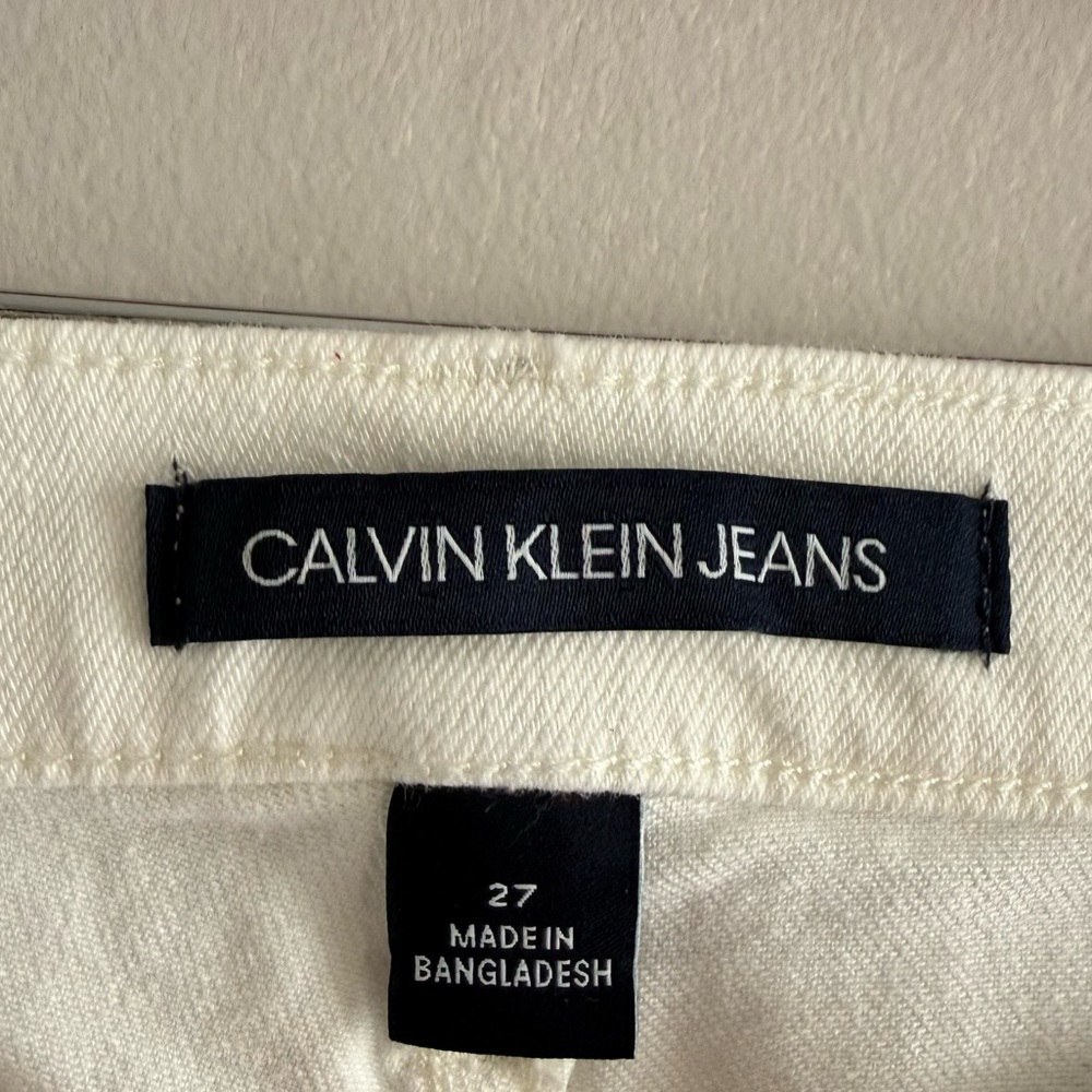 CALVIN KLEIN JEANS Mid-rise rise Skinny Regular Jeans Women Size 27 - Picture 8 of 15